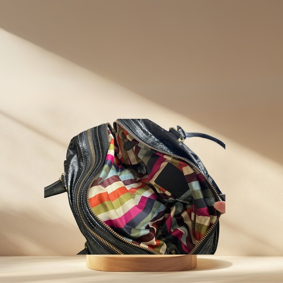 Coach Limited Edition Legacy Peyton Bleeker Patent Leather Tote F13051 – Black – - Picture 13 of 16